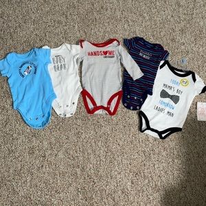 Baby Boy’s Bodysuit Onesie Bundle NB and 0-3M